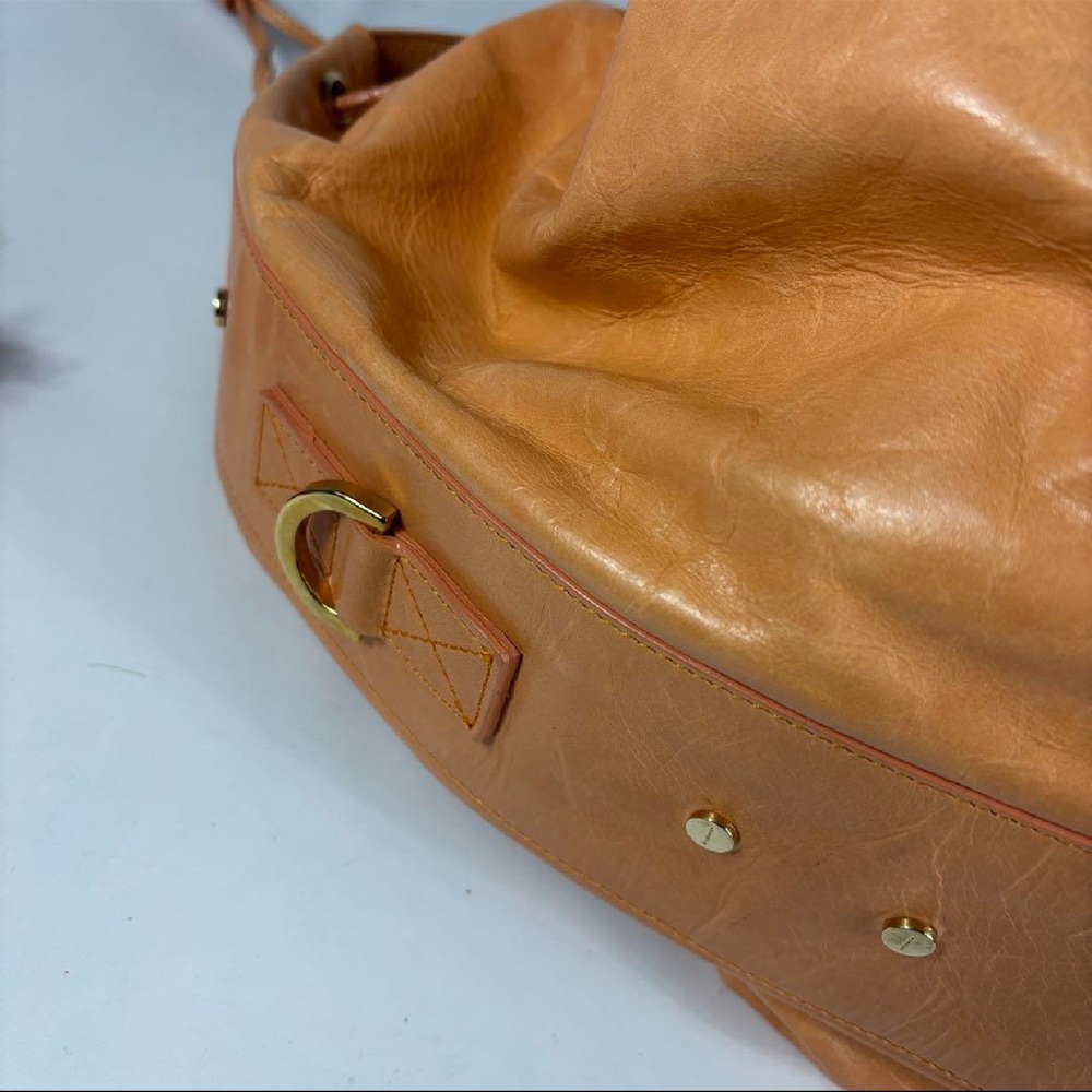 Givenchy Leather Bucket Bag with Tassel in Tan Brown - Picture 12 of 17